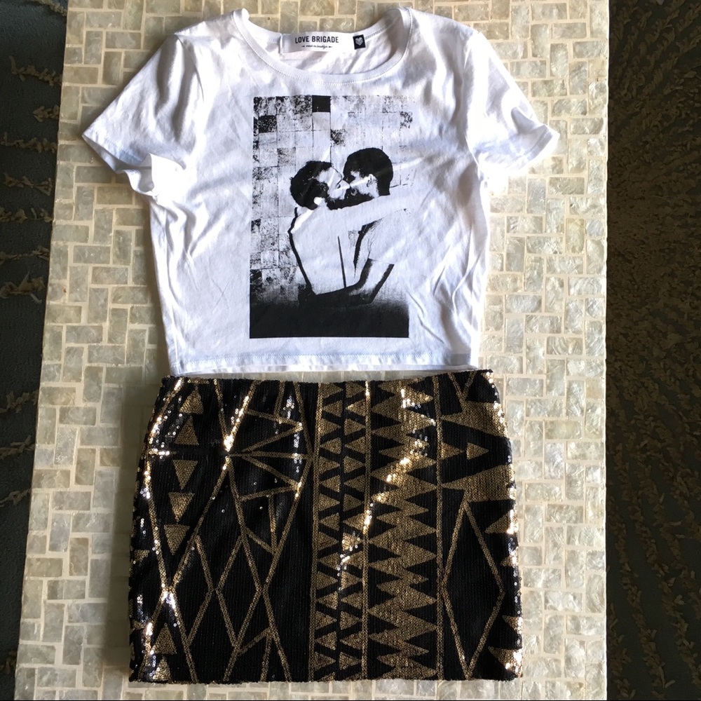LGBTQ Love Brigade pro-love crop top